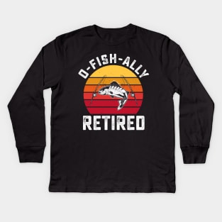 O-Fish-Ally Retired T Shirt For Women Men Kids Long Sleeve T-Shirt